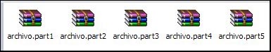 Como unir archivos part Part